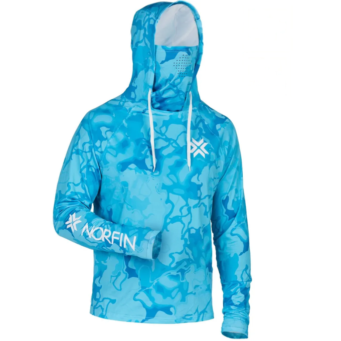 Джемпер NORFIN SUN PRO WAVES HOODIE BLUE р.M 132402-M