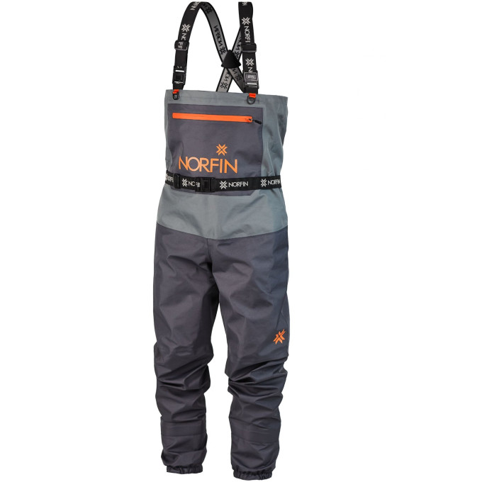 Полукомбинезон забродный NORFIN PILOT STOCKINGFOOT GRAY р.MS 83329-02M-S