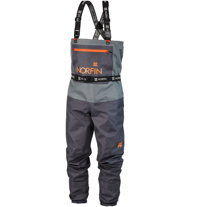 Полукомбинезон забродный NORFIN PILOT STOCKINGFOOT GRAY р.L 83329-03L