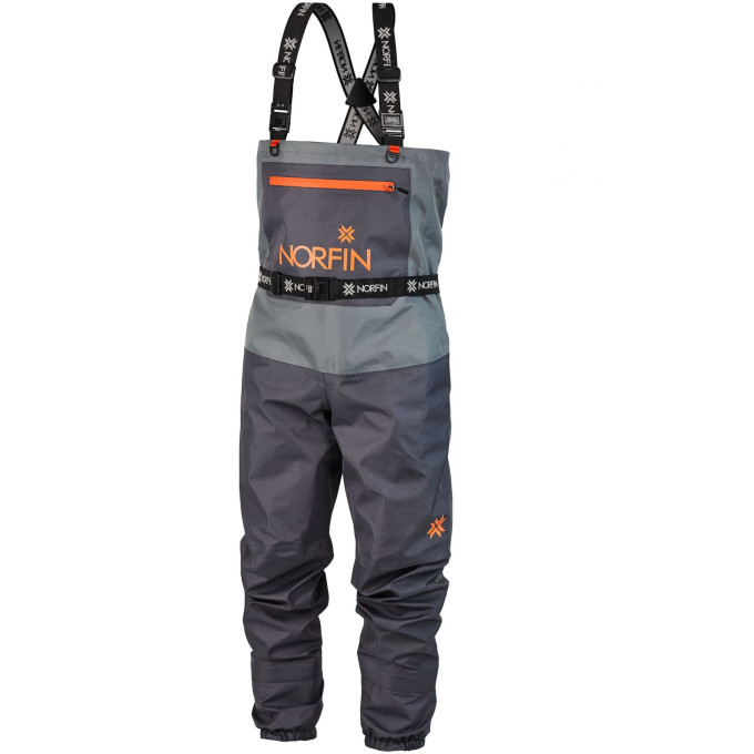 Полукомбинезон забродный NORFIN PILOT STOCKINGFOOT GRAY р.LL 83329-03L-L