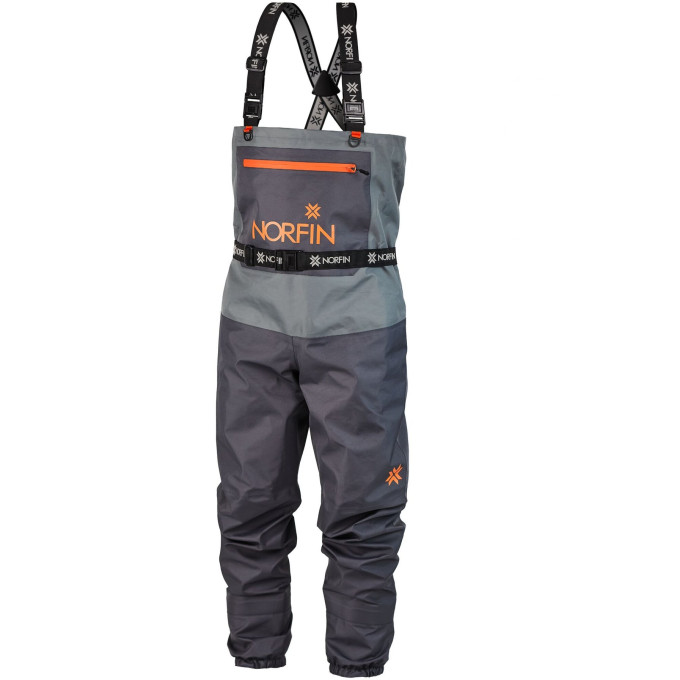 Полукомбинезон забродный NORFIN PILOT STOCKINGFOOT GRAY р.XLL 83329-04XL-L